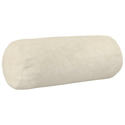 Cushion Cover 6 pcs HEERLEN Cream Ø 15 x 40 cm