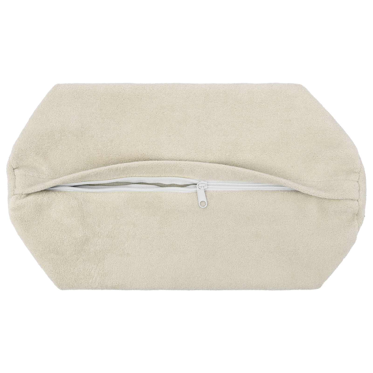 Cushion Cover 6 pcs HEERLEN Cream Ø 15 x 40 cm