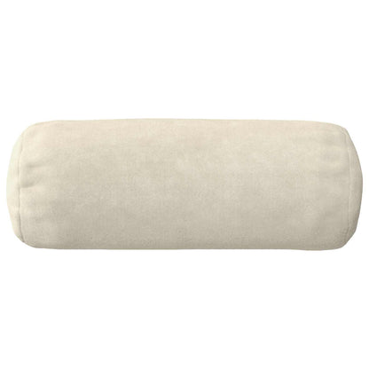 Cushion Cover 6 pcs HEERLEN Cream Ø 15 x 40 cm