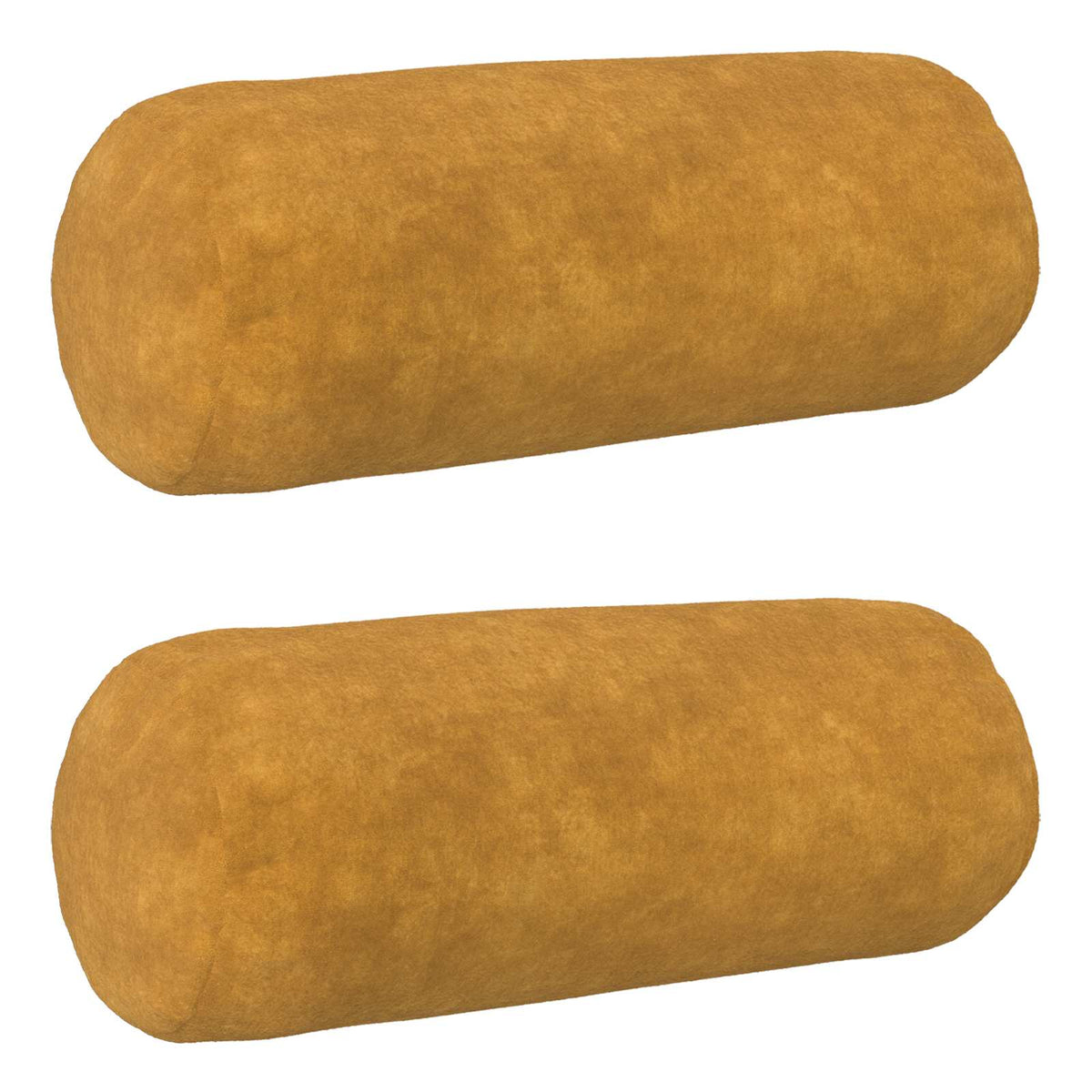 Cushion Cover 2 pcs HEERLEN Yellow Ø 15 x 40 cm