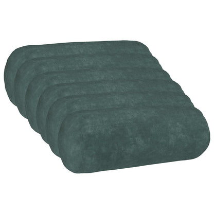 Cushion Cover 6 pcs HEERLEN Sea Blue Ø 15 x 40 cm