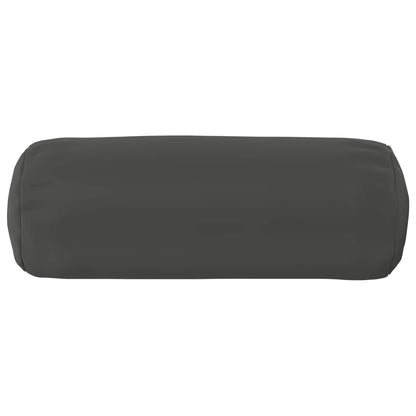 Cushion Cover 2 pcs HEERLEN Anthracite Ø 15 x 40 cm Polyester