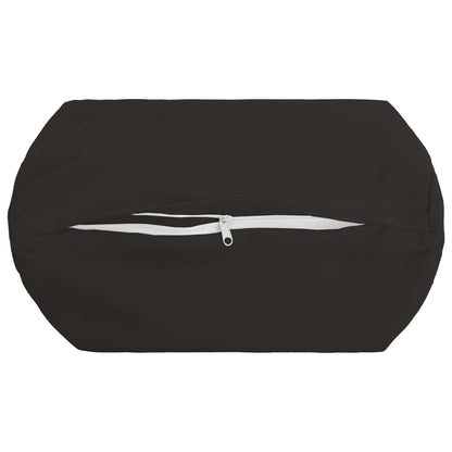 Cushion Cover 2 pcs HEERLEN Black Ø 15 x 40 cm Polyester