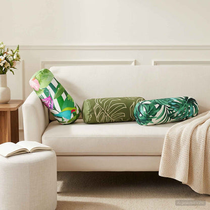 Cushion Cover 6 pcs HEERLEN Multicolour Ø 15 x 40 cm Polyester
