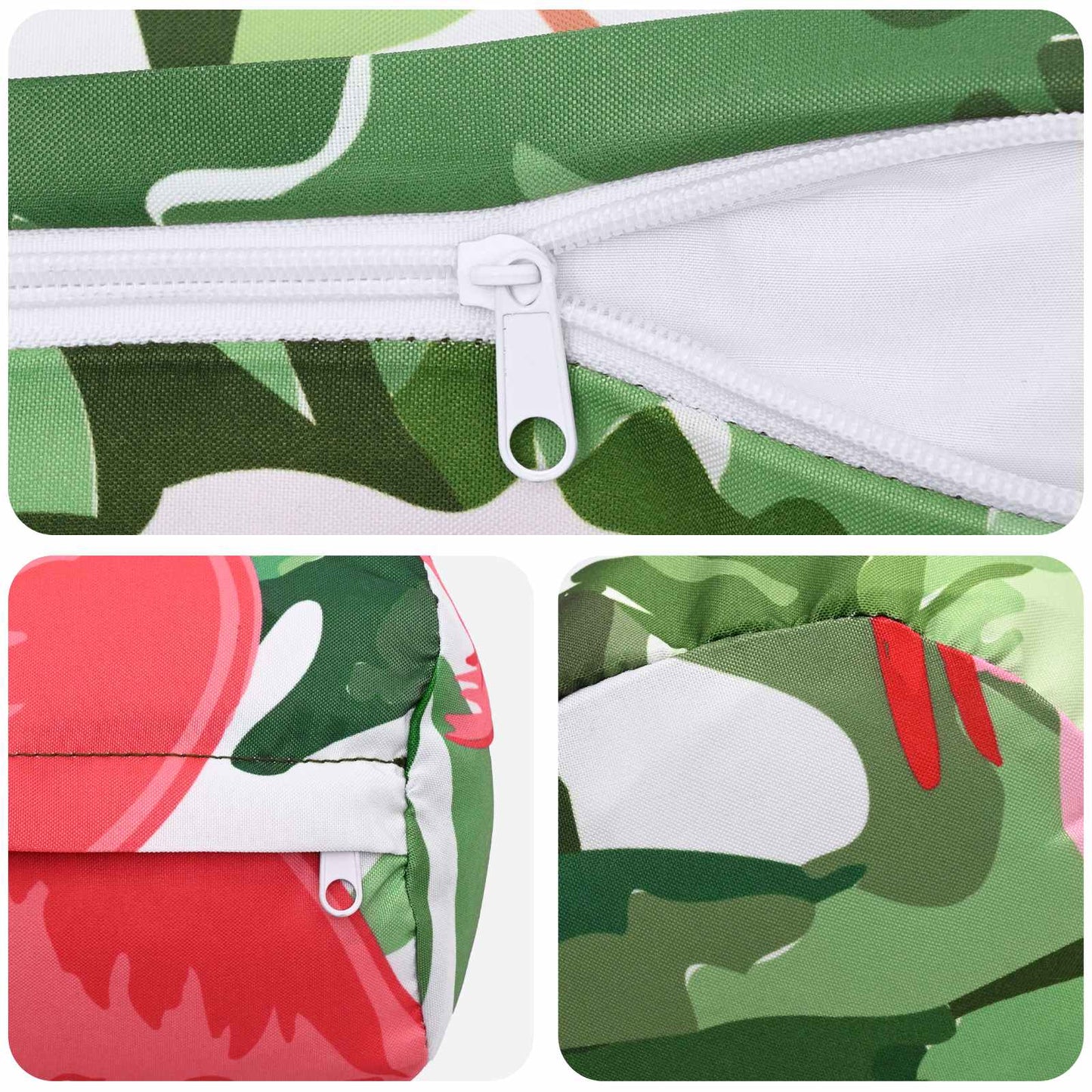 Cushion Cover 6 pcs HEERLEN Multicolour Ø 15 x 40 cm Polyester