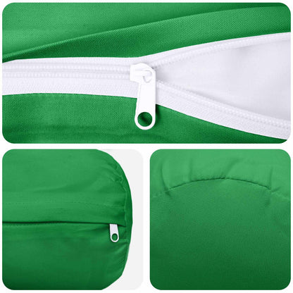 Cushion Cover 2 pcs HEERLEN Green Ø 15 x 40 cm Polyester