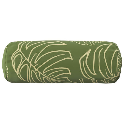 Cushion Cover 2 pcs HEERLEN Leaf Design Ø 15 x 40 cm Polyester