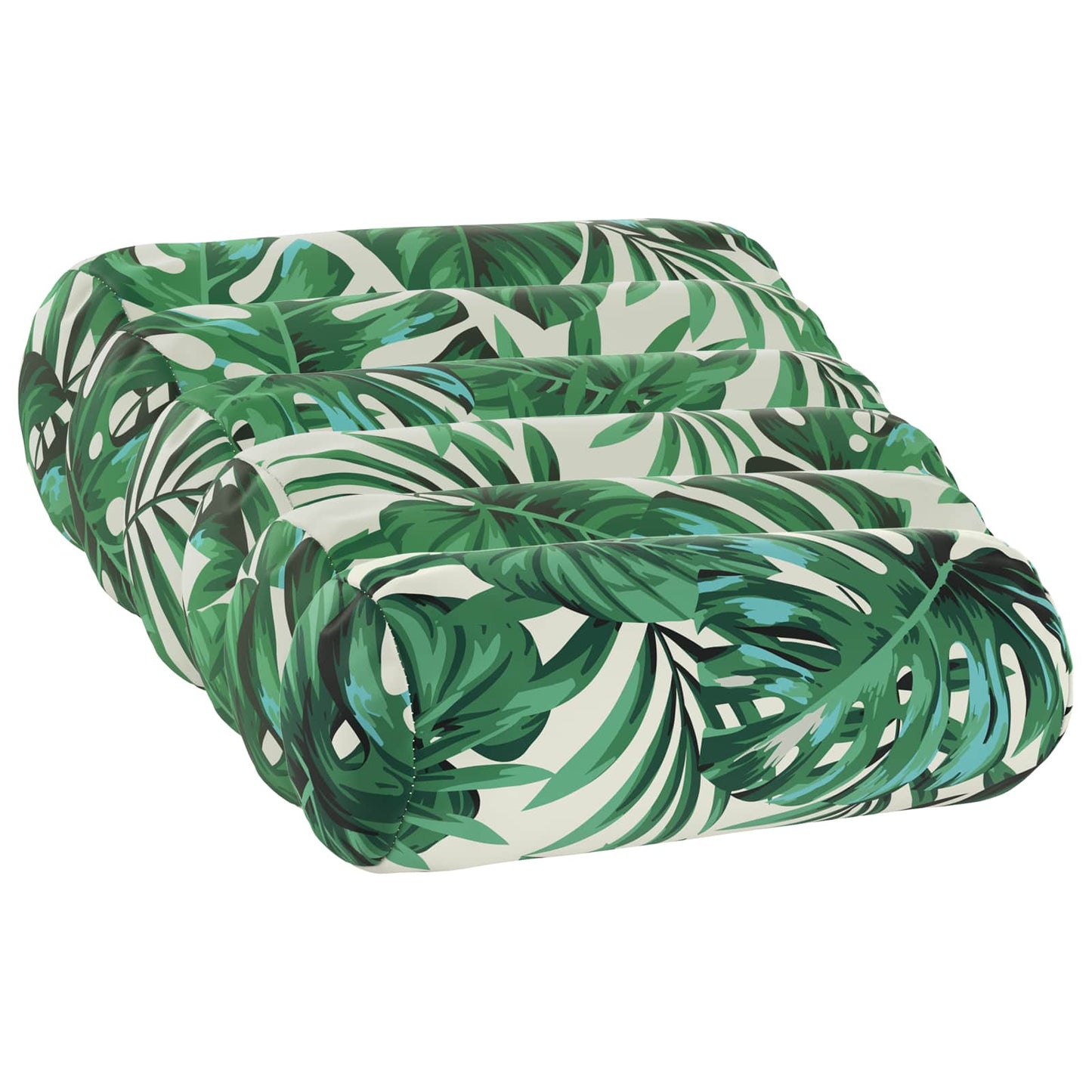 Cushion Cover 6 pcs HEERLEN Leaf Pattern Ø 15 x 40 cm Polyester