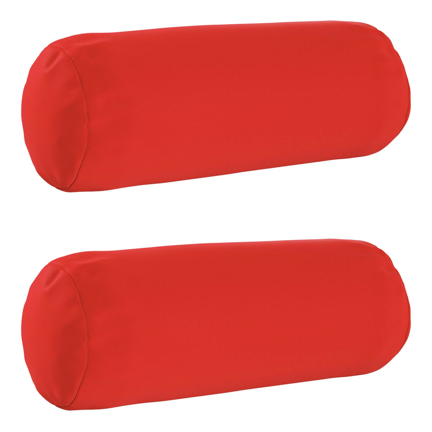 Cushion Cover 2 pcs HEERLEN Red Ø 15 x 40 cm Polyester