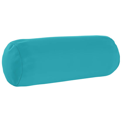 Cushion Cover 6 pcs HEERLEN Turquoise Ø 15 x 40 cm Polyester