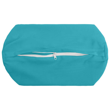 Cushion Cover 6 pcs HEERLEN Turquoise Ø 15 x 40 cm Polyester