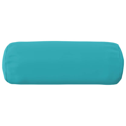 Cushion Cover 6 pcs HEERLEN Turquoise Ø 15 x 40 cm Polyester