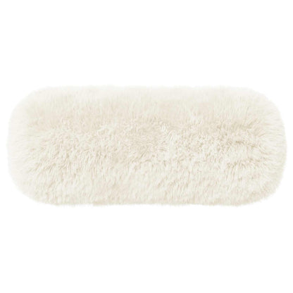 Cushion Cover 2 pcs HEERLEN White Ø 15 x 40 cm PV Fleece