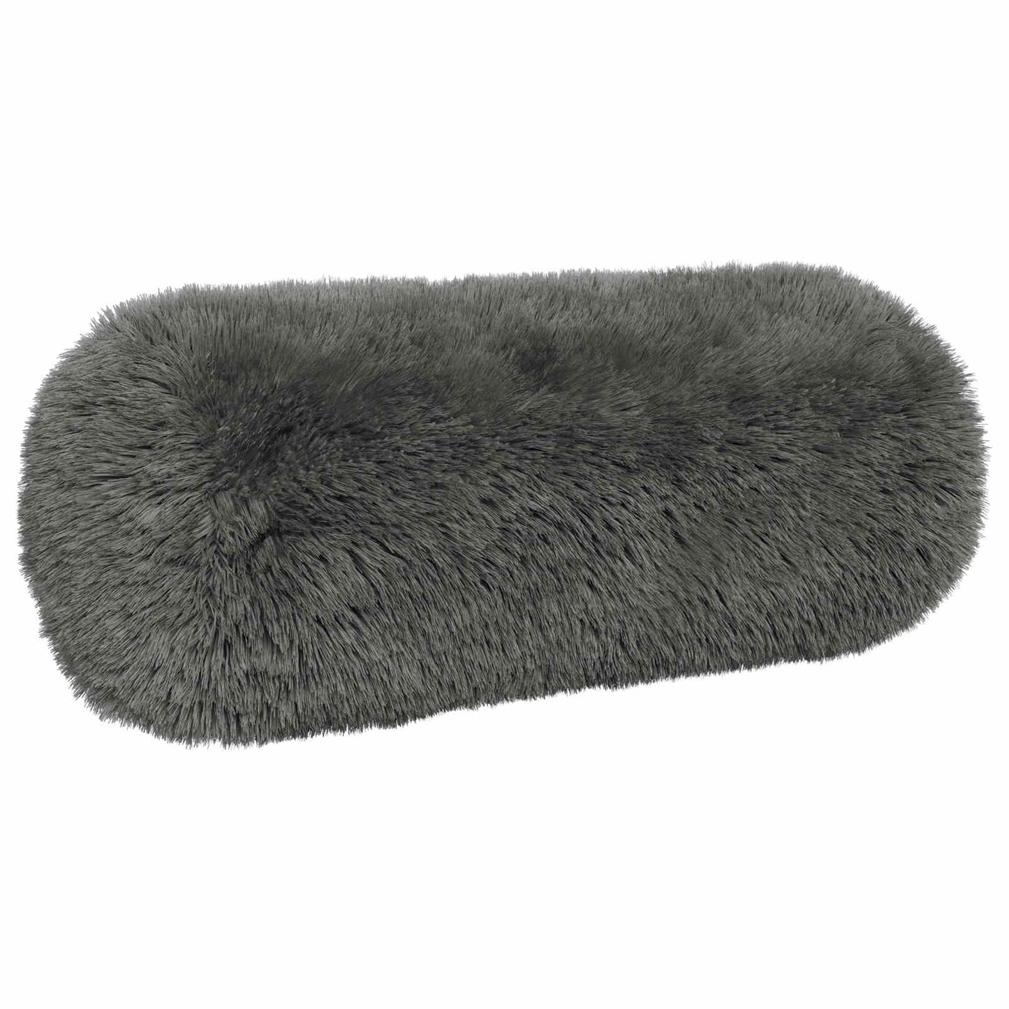 Cushion Cover 2 pcs HEERLEN Light Grey Ø 15 x 40 cm PV Fleece