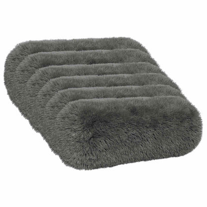 Cushion Cover 6 pcs HEERLEN Light Grey Ø 15 x 40 cm PV Fleece
