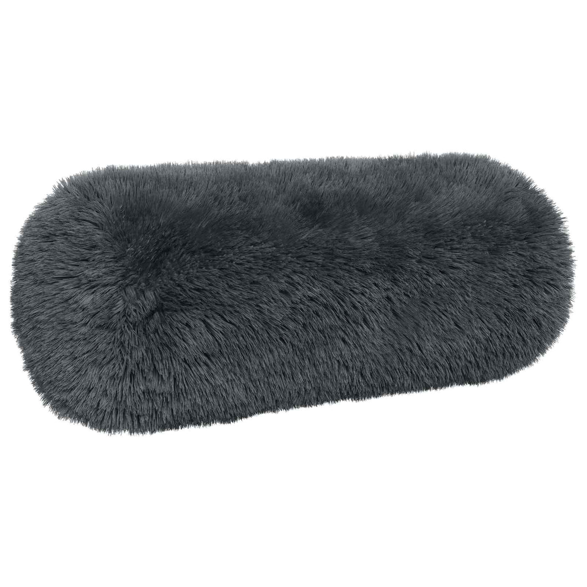 Cushion Cover 6 pcs HEERLEN Anthracite Ø 15 x 40 cm PV Fleece