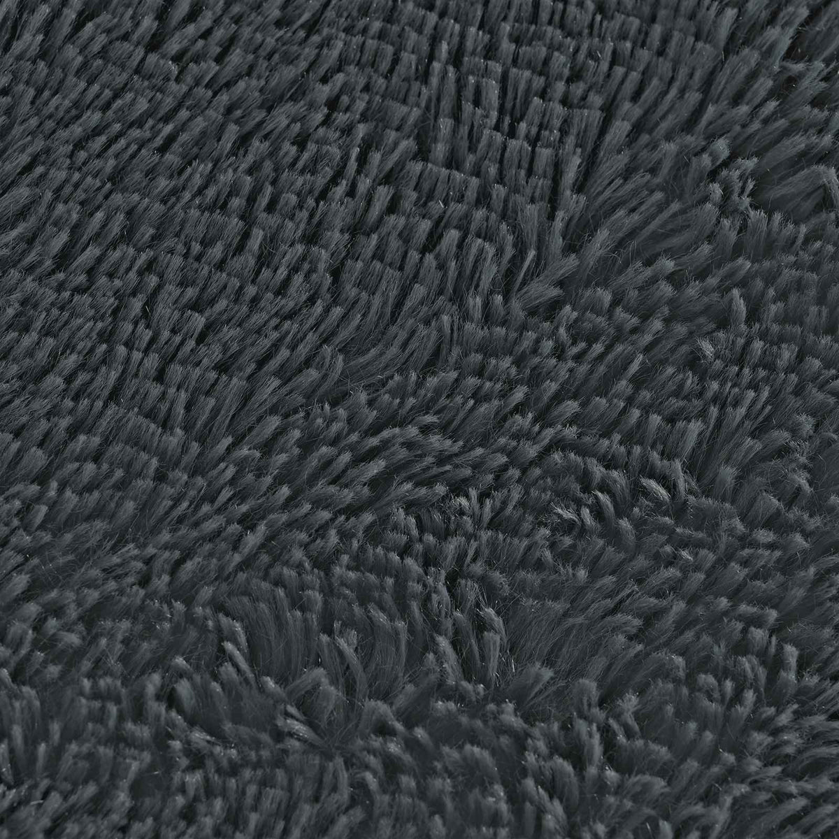 Cushion Cover 6 pcs HEERLEN Anthracite Ø 15 x 40 cm PV Fleece