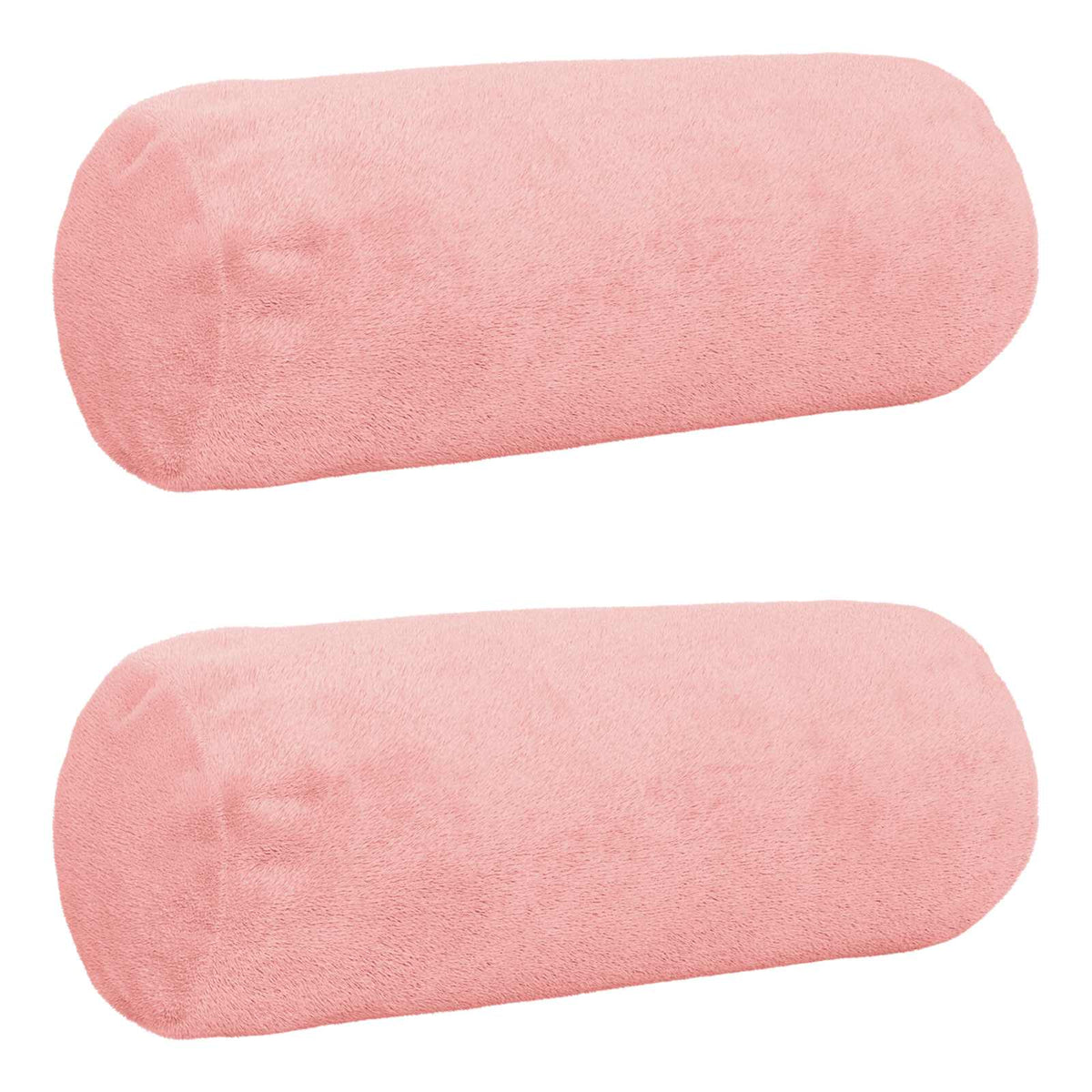 Cushion Cover 2 pcs HEERLEN Pink Dia. 15 x 40 cm Flannel
