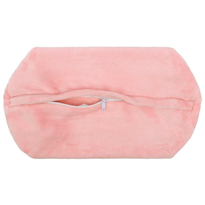 Cushion Cover 6 pcs HEERLEN Pink Ø 15 x 40 cm Flannel