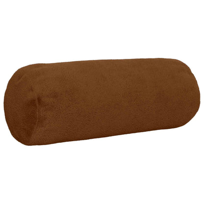Cushion Cover 2 pcs HEERLEN Light Brown Ø 15 x 40 cm Flannel