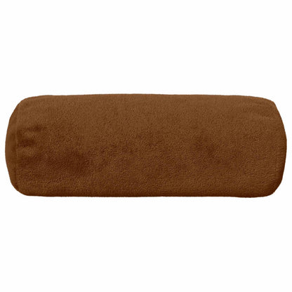 Cushion Cover 2 pcs HEERLEN Light Brown Ø 15 x 40 cm Flannel