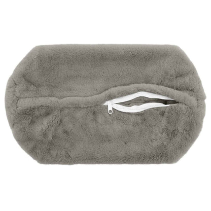 Cushion Cover 2 pcs HEERLEN Light Grey Ø 15 x 40 cm