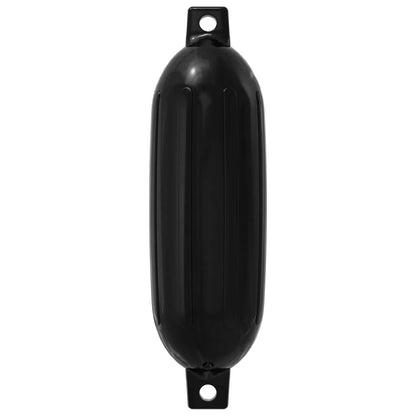 Boat Fenders 2 pcs Ø 11 x 40 cm Black PVC