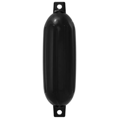 Boat Fenders 2 pcs Ø 14 x 50 cm Black PVC
