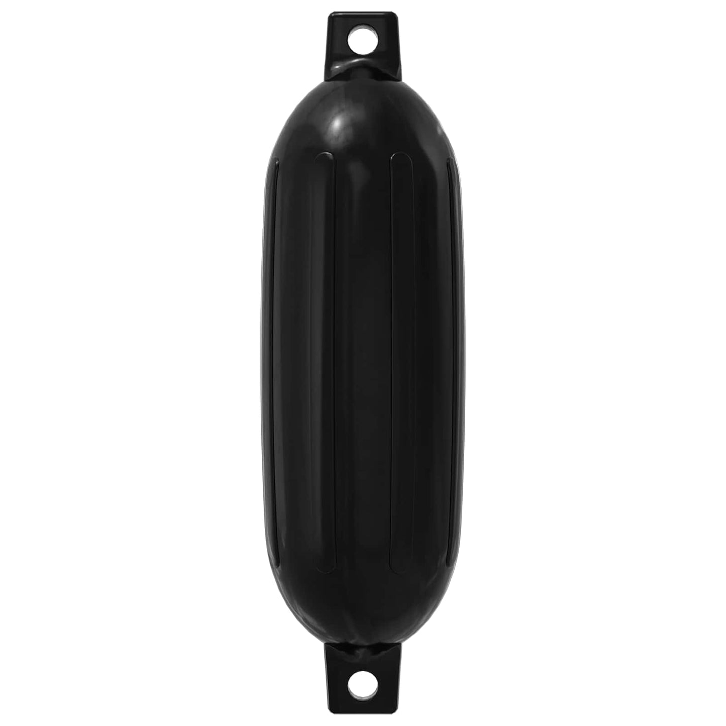 Boat Fenders 2 pcs Ø 16 x 58 cm Black PVC