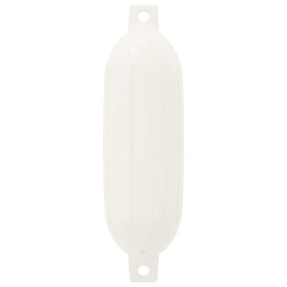Boat Fenders 2 pcs Ø 11 x 40 cm White PVC