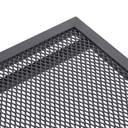 Extendable Mesh Dining Table Anthracite 212 x 90 x 76 cm Steel