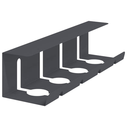 Under Desk Cable Management Tray 2 pcs Anthracite