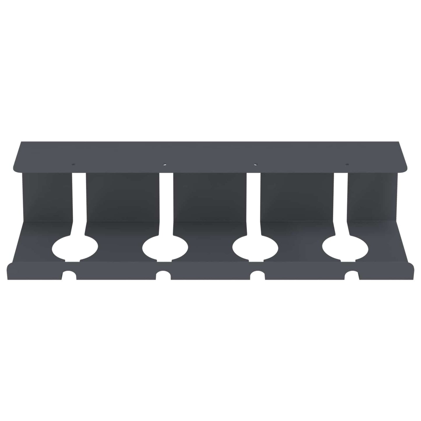 Under Desk Cable Management Tray 2 pcs Anthracite
