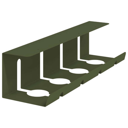 Under Desk Cable Management Tray 2 pcs Olive Green