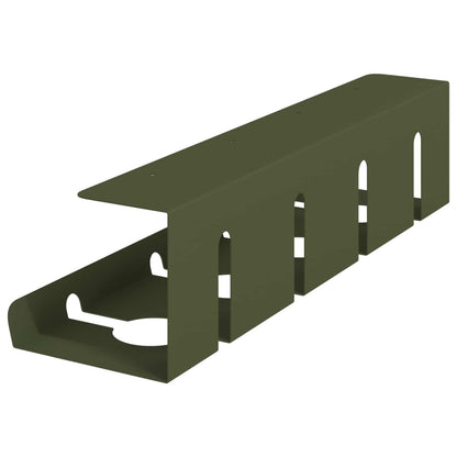 Under Desk Cable Management Tray 2 pcs Olive Green