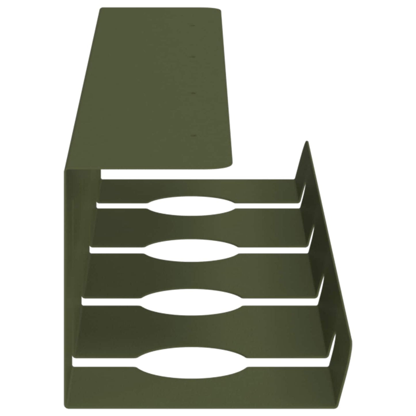 Under Desk Cable Management Tray 2 pcs Olive Green