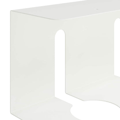 Under Desk Cable Management Tray 2 pcs White 43 x 12 x 10 cm