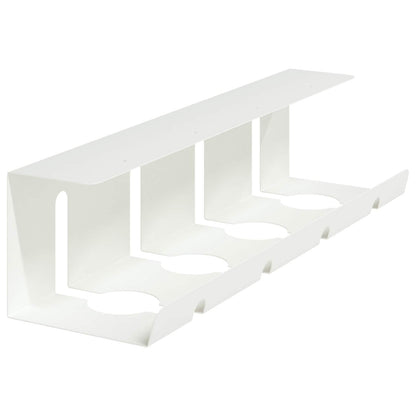 Under Desk Cable Management Tray 2 pcs White 43 x 12 x 10 cm