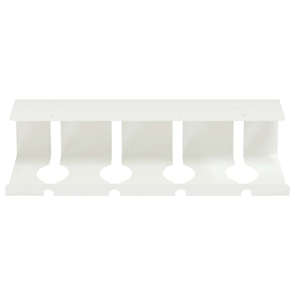 Under Desk Cable Management Tray 2 pcs White 43 x 12 x 10 cm