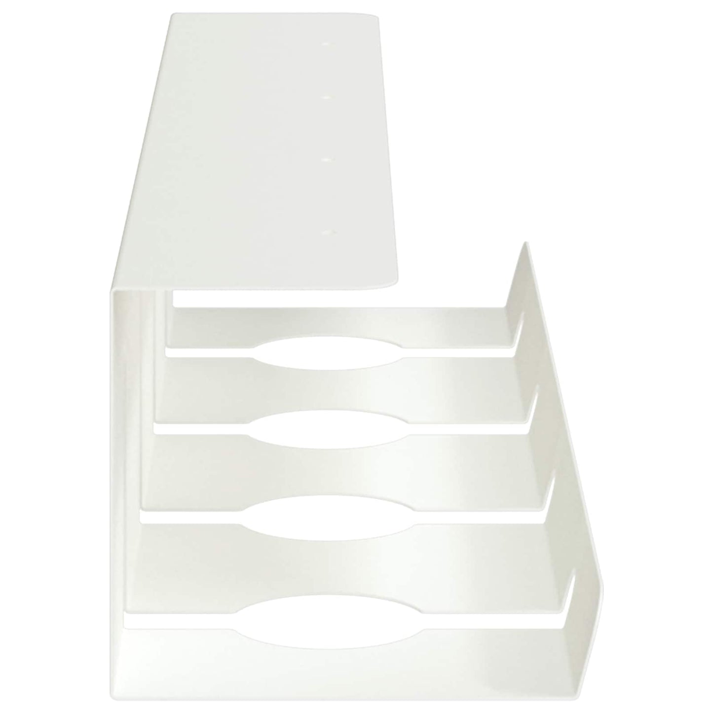 Under Desk Cable Management Tray 2 pcs White 43 x 12 x 10 cm