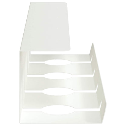 Under Desk Cable Management Tray 2 pcs White 43 x 12 x 10 cm