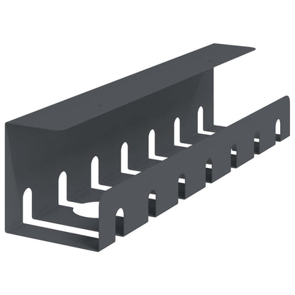 Under Desk Cable Management Tray 2 pcs Anthracite