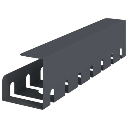 Under Desk Cable Management Tray 2 pcs Anthracite