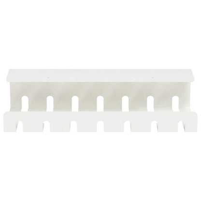 Under Desk Cable Management Tray 2 pcs White 43 x 10 x 10 cm