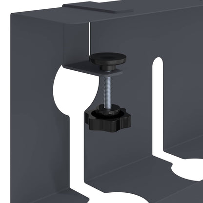 Under Desk Cable Management Tray 2 pcs Anthracite