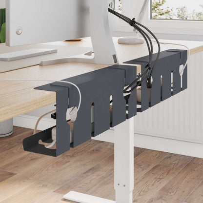 Under Desk Cable Management Tray 2 pcs Anthracite