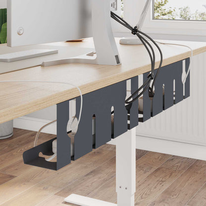Under Desk Cable Management Tray 2 pcs Anthracite