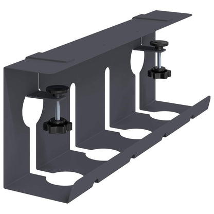 Under Desk Cable Management Tray 2 pcs Anthracite