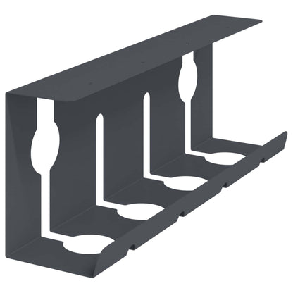 Under Desk Cable Management Tray 2 pcs Anthracite