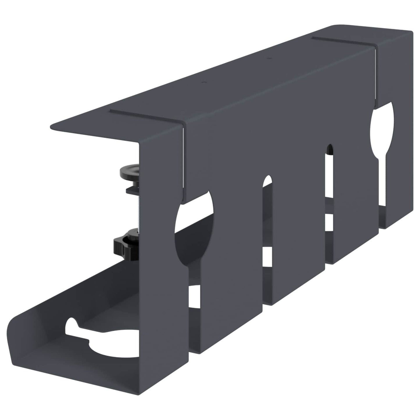 Under Desk Cable Management Tray 2 pcs Anthracite